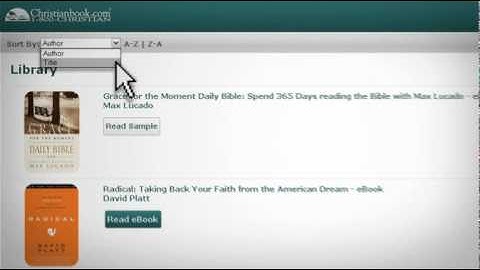 eBooks on your Desktop or Laptop with the CBD Reader