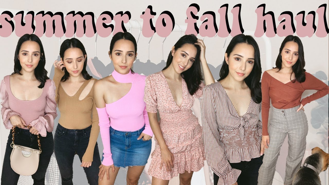 Summer-to-Fall TRY-ON Haul ft. Boohoo, NastyGal, Forever21 | MaSanti