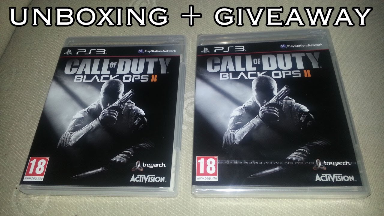 ☢ COD: Black Ops 2 'First Unboxing + GIVEAWAY' ☢ - YouTube
