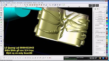 The best toolpaths 4 axis for wood with JDPaint - Xuất đường dao 4 trục tối ưu với JDPaint