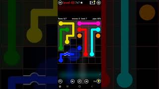 How To Solve Flow Free Bridges Challenge Pack Level 48 7x7 Board Walk Through Solution Walkthrough screenshot 3