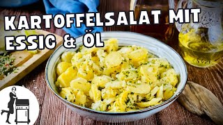 Klassisch schwäbischer Kartoffelsalat mit Essig und Öl!