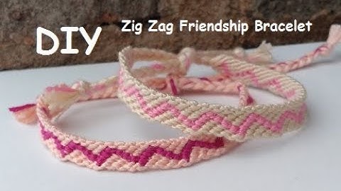 Friendship Bracelet: Zig Zag Stripe Tutorial
