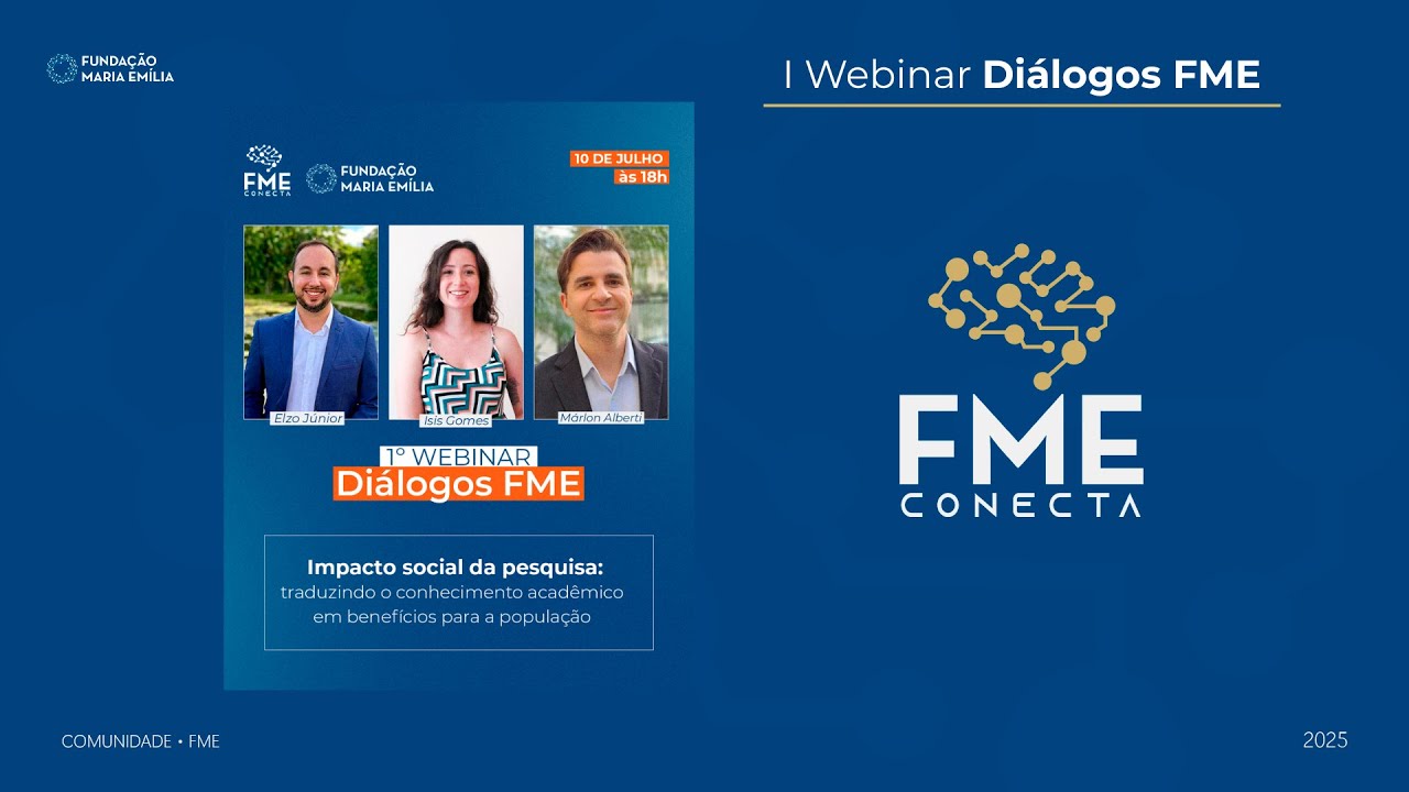 1º Webinar - Diálogos FME