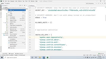 Creating and running first django project in the windows