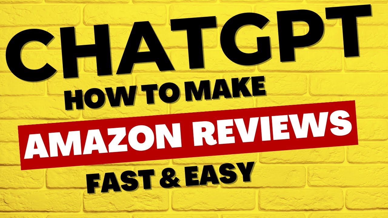Using ChatGPT To Write Amazon Review Articles and YouTube Video Scripts ...