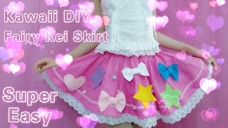 DIY - How to Make a circle skirt -  Fairy Kei fashion