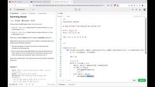 leetcode 2570  Merge Two 2D Arrays by Summing Values | two pointer trick