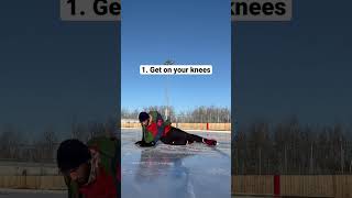 DO THIS WHEN YOU FALL🔥🤯 #iceskating #tips #freestyle #shorts