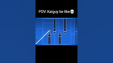 Kaiguy be like💀 #shorts #memes #geometrydash