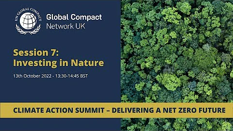 Climate Action Summit - Investing in Nature