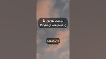 سورة فصلت الآية ٢٣ الى ٢٥ بصوت الشيخ محمد صديق المنشاوي