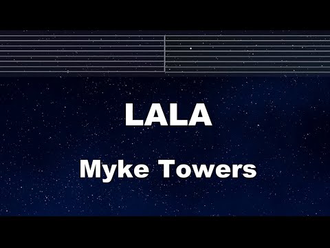 Practice Karaoke♬ Lala - Myke Towers 【With Guide Melody