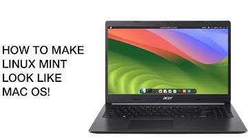 Linux Mint with Mac OS look