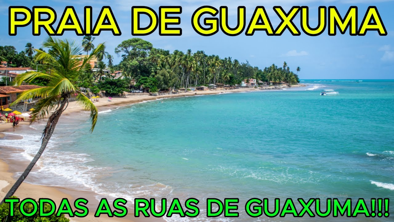 Praia de Guaxuma | Praia e TODAS AS RUAS | Maceió - AL | 4K UHD - YouTube