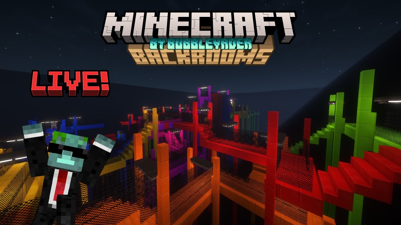 Let's Explore my Backrooms Minecraft World! | LIVE! - YouTube