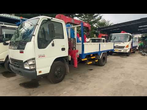 Video Xe cẩu cũ ✅ ISUZU QKR đời 2016 ✅ Tải 1.45t - Thùng 3.8m - youtube