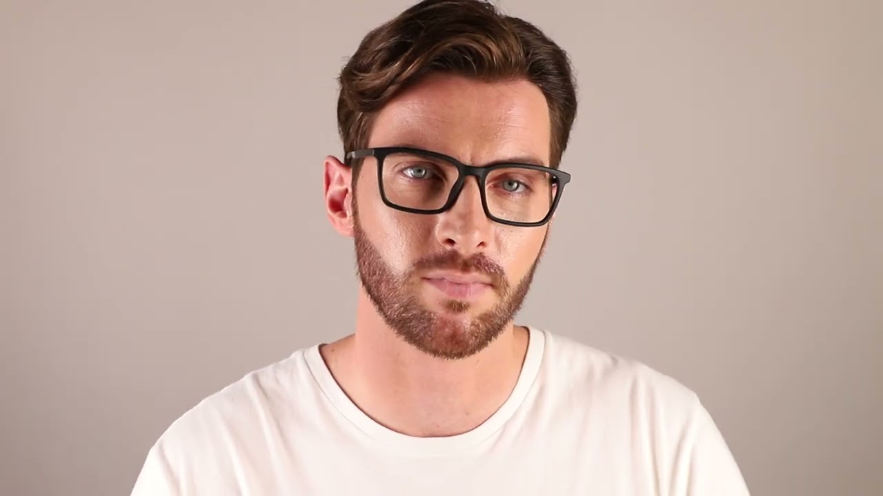Nike 7256 001 Matte Black Eyeglasses | SmartBuyGlasses US display picture 1