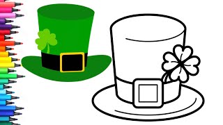 St. Patrick’s Day | Leprechaun Hat Drawing | St. Patrick’s Day Drawing | How to Draw Leprechaun Hat 