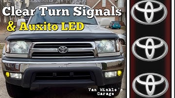 Clear Turn Signals & Auxito LED - 3rd Gen Toyota 4Runner Upgrade