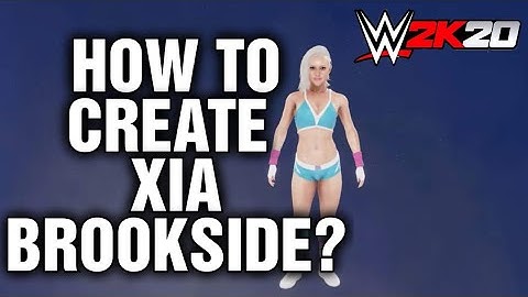 How To Create NXT UK Xia Brookeside! WWE 2k20