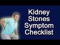 Kidney Stones Symptoms Checklist