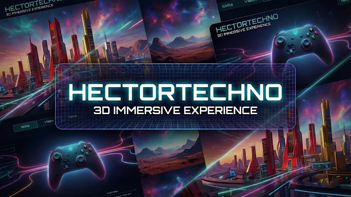 HECTORTECHNO v4.0: The Autonomous 3D Portfolio (React Three Fiber Showcase)