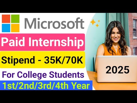 Microsoft Internship 2025 | Internship for Engineering Students | Paid ...