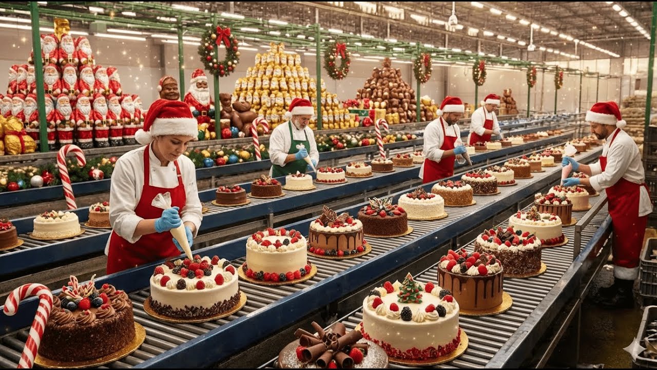 From Fresh Cream to Festive Desserts: How Christmas Cakes Are Made