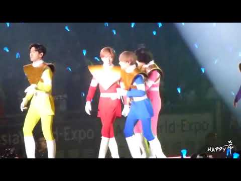 [FANCAM]【HAPPY希】180210 SS7 HK  Super rangers+ Rukkugo (HEECHUL FOCUS)