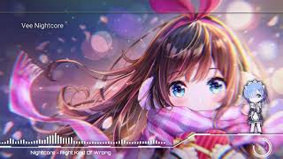Video thumbnail of "Nightcore - Right Kind Of Wrong"