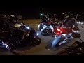 На спортбайках по городу. BMW S1000RR, R1, 600RR и др.