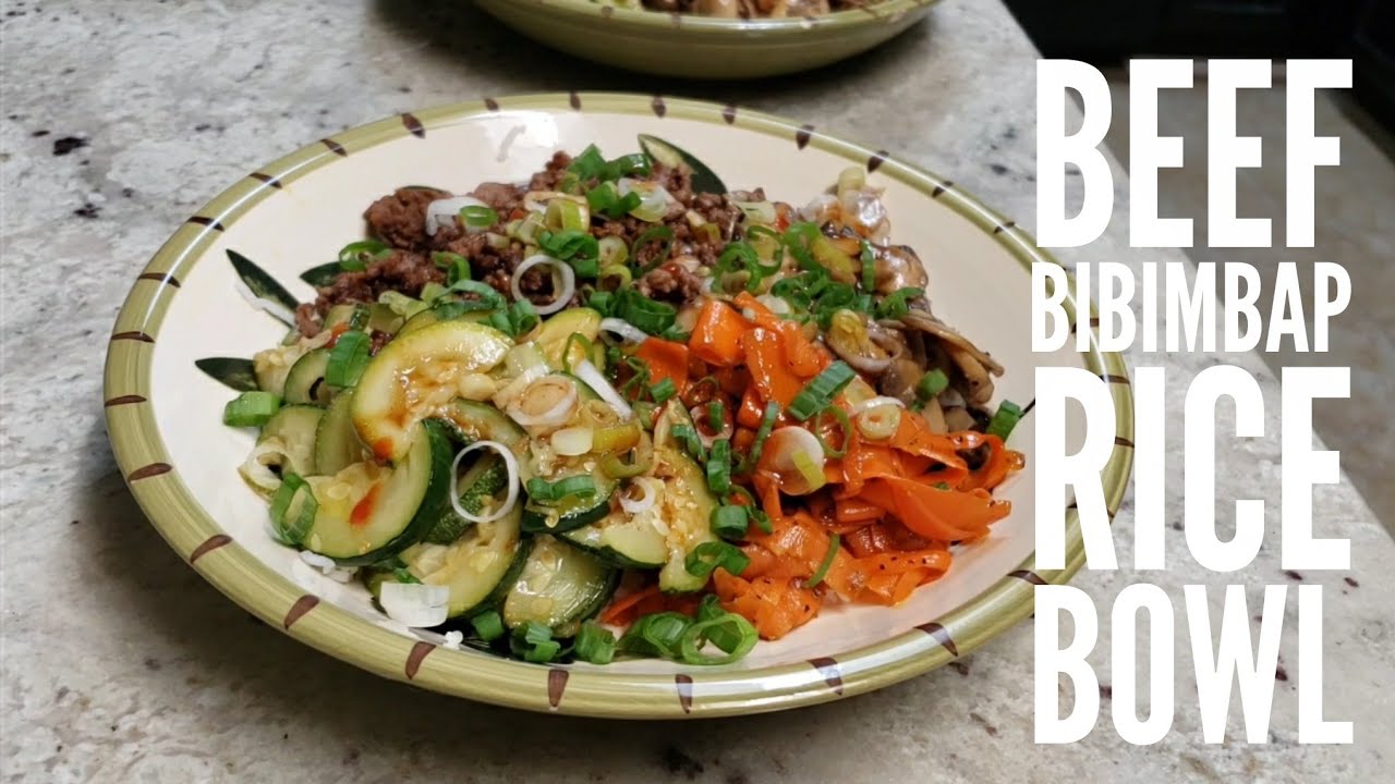 Beef Bibimbap Rice Bowl (Hellofresh Recipe) YouTube