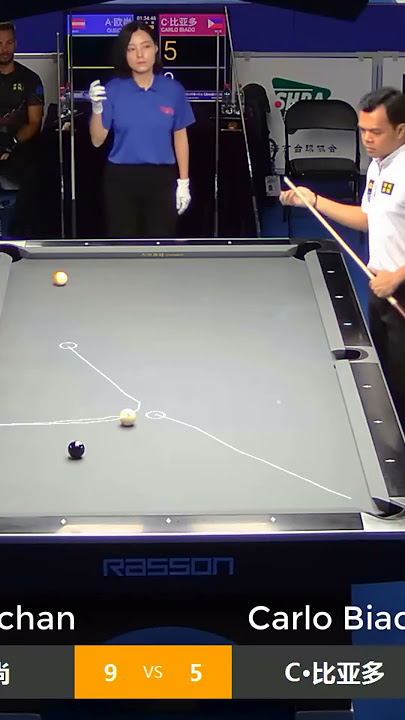 Carlo Biado vs Albin Ouschan | WPA 9-Ball China Open 2023 #9ball #performstars #billiards