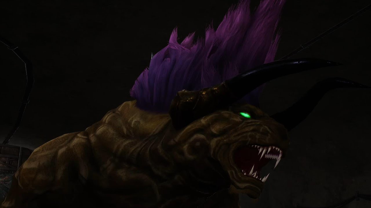 CRISIS CORE –FINAL FANTASY VII - Behemoth King Boss Fight