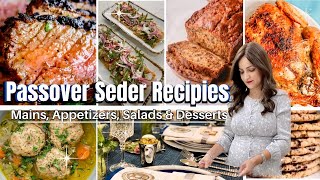 Passover Seder \& Shabbat Recipes Sephardic Pesach Menu