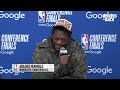 “We Came With The Right Intensity On Defense." | Julius Randle WCF Game 3 Postgame Sound | 05.24.25