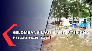 Gelombang Laut 6 Meter Terjang Pelabuhan Ratu