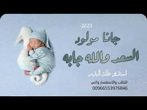 شيلة مولود باسم يزيد جانا مولود السعد والله جابه افخم بشارة مولود جديد 2023