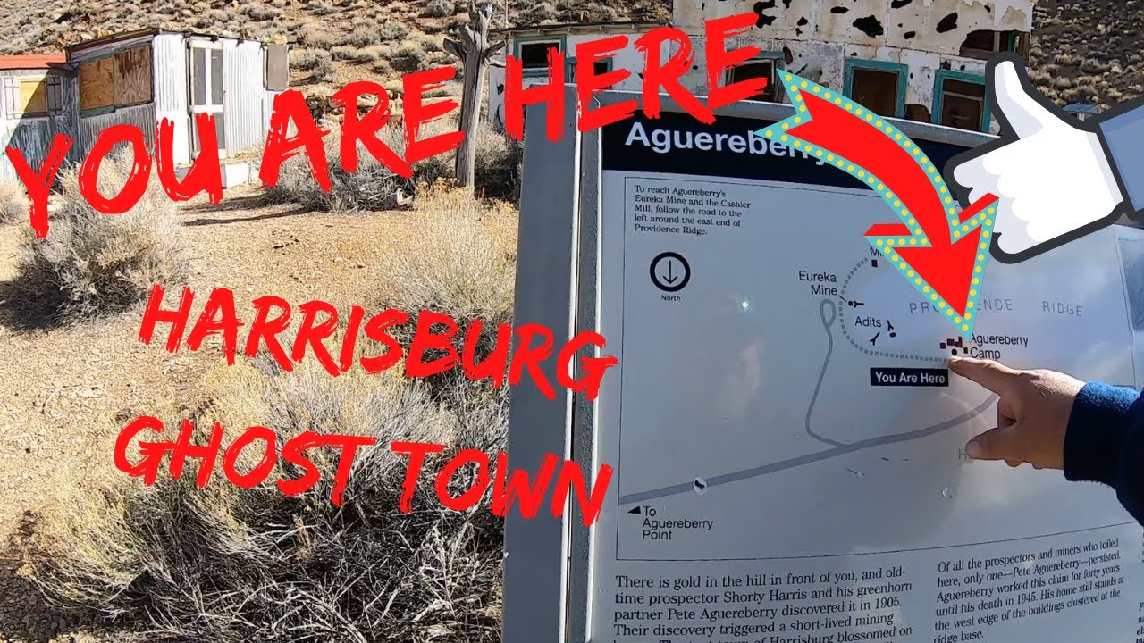 Eureka Mine at Harridburg, CA - Death Valley Gold Mining Ghost Town