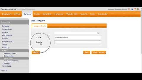 Managing Memberships: Categories for Membership Signup Forms