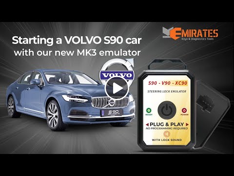 Starting Volvo S90 with MK3 Steering Lock Emulator (Plug & Start)