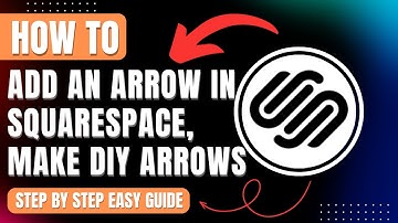 How to Add an Arrow in Squarespace, Make DIY Arrows 2025
