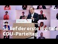 Parteitag im Netz: Die CDU kann auch digital