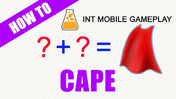 How to make a CAPE in Little Alchemy | INT MOBILE GAMEPLAY