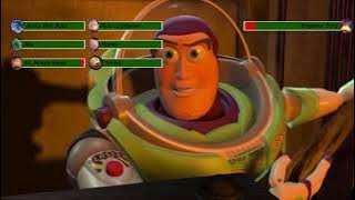 Utility Belt Buzz & the Gang vs. Emperor Zurg with healthbars (Edited By @GabrielD2002)