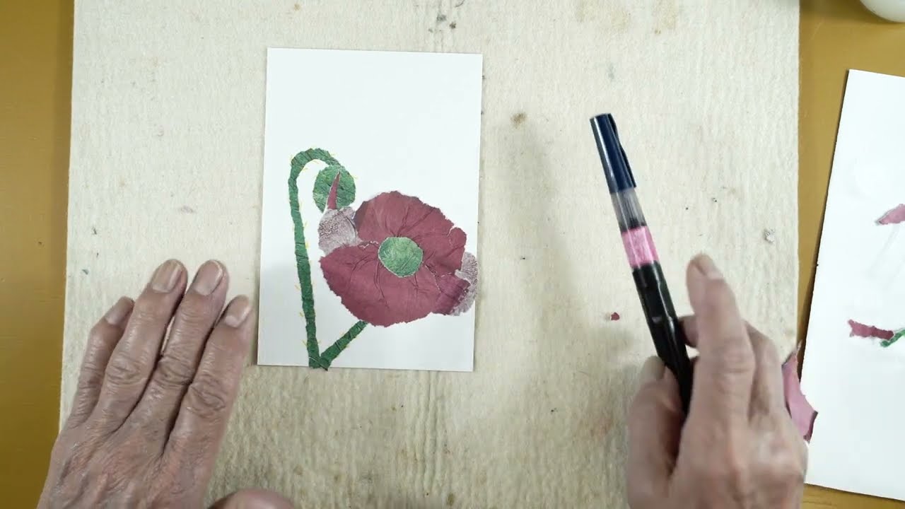 22 違法じゃないよ ケシの花ポピー のちぎり絵 ケシの花 ポピー Sdgs Youtube