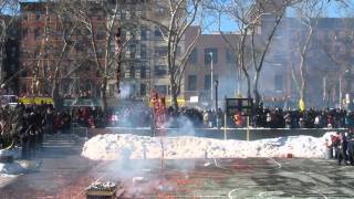 Firecracker Ceremony in Chinatown NYC [2011]