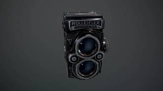 Full Rolleiflex camera 3d model Update