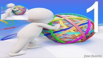 Rubber Ball Runner game android ios mobile gameplay